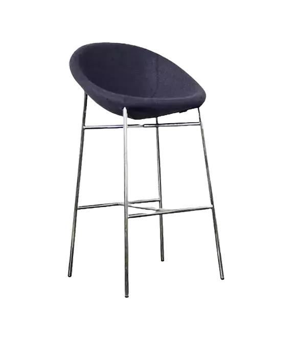 ミニマルデザインのデザイナースツール2脚